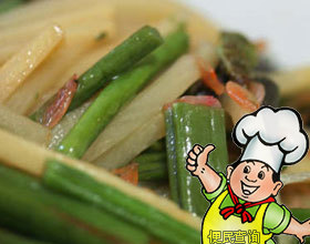 笋干炒蕨菜的做法