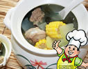 粟米香菇排骨汤的做法